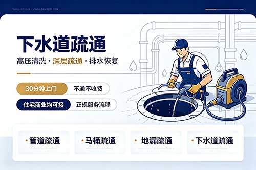 遵义下水道疏通