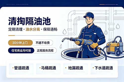 遵义清掏隔油池